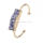 Fashion Natural Real Colorful Drusy Crystal Cluster Charms Bracelets Plated Gold Copper Bangle Plain for women Girls Jewelry